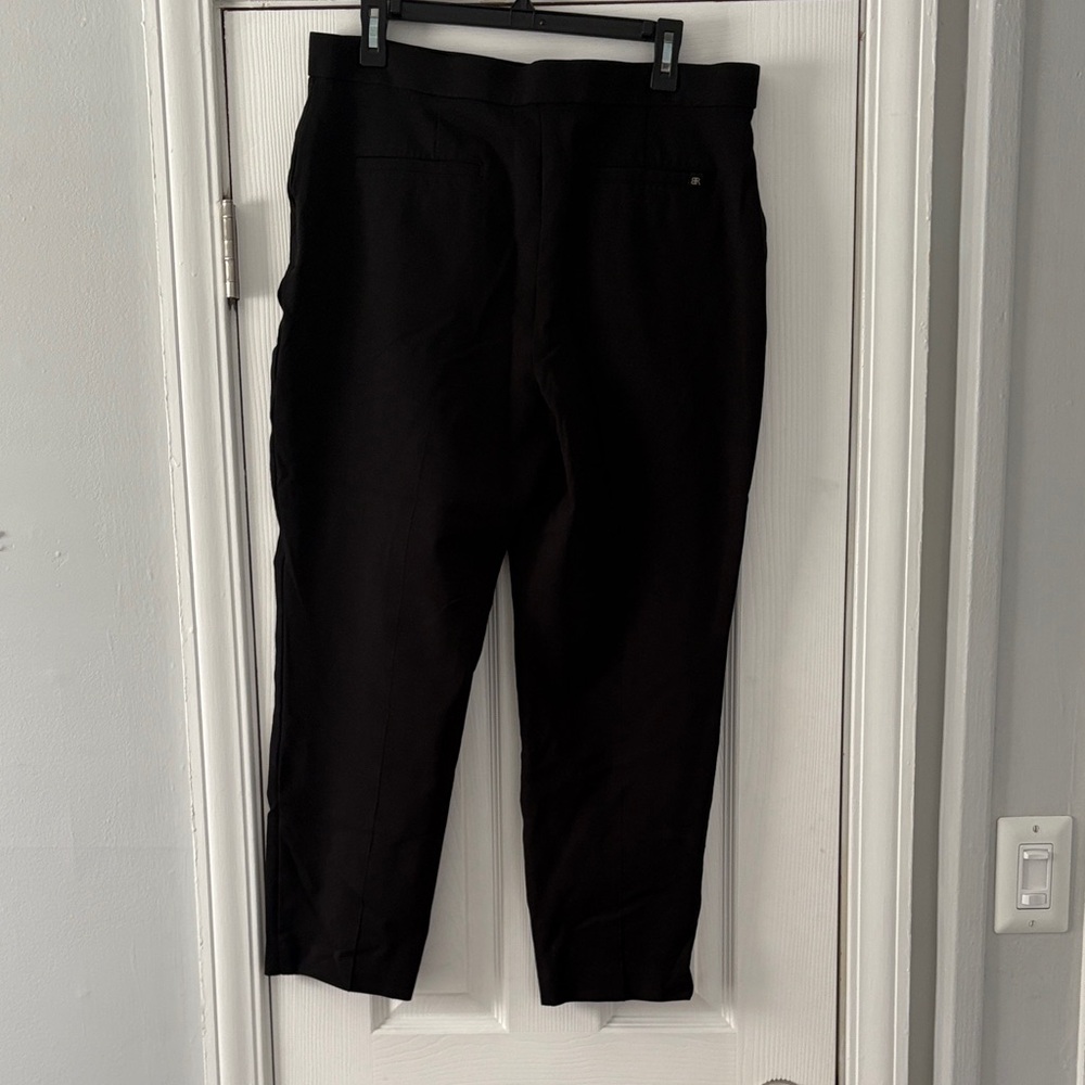 Banana Republic Women’s Sloan Slim Ankle Dress Pant Black Size 14 - Bi-Stretch - Picture 7 of 7